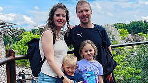 Familie Distel aus Engen war für den SÜDKURIER im Zürcher Zoo.