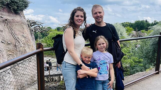 Familie Distel aus Engen war für den SÜDKURIER im Zürcher Zoo.