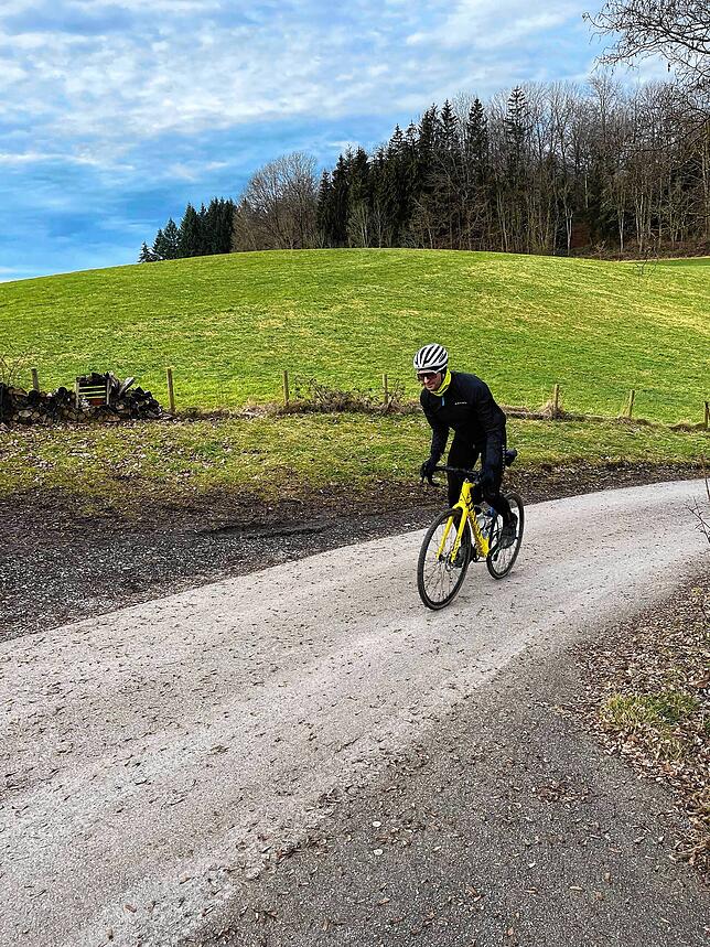 Patrick Majerle beim Training im heimischen Unterankenreute im Landkreis Ravensburg.