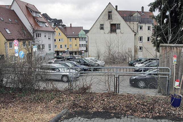 Von der Wilhelmspflege bis über den Parkplatz hätte der Neubau entstehen sollen.