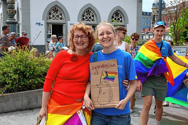 Bild 14: Der CSD Konstanz feiert 20. Geburtstag mit einer Pride-Parade durch die Stadt