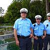Sie laufen als kommunaler Ordnungsdienst in Konstanz Streife (von links): Markus Z., Michael Waldert und Ernst Zwanziger. Der ...