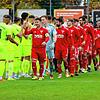 Auch der Türkische SV Singen (neongelbe Trikots) und der FC Überlingen gehen mit einem veränderten Kader in die neue Saison.