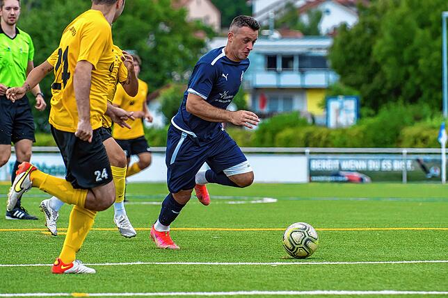 Ohne Torerfolg: Rückkehrer Nexhdet Gusturanaj blieb beim 1:5 des VfB Waldshut gegen den FC Öhningen-Gaienhofen ohne Treffer.