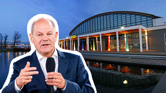 Mittwoch Bali, Samstag Wetten, dass...? Möglich wäre es für Kanzler Olaf Scholz.