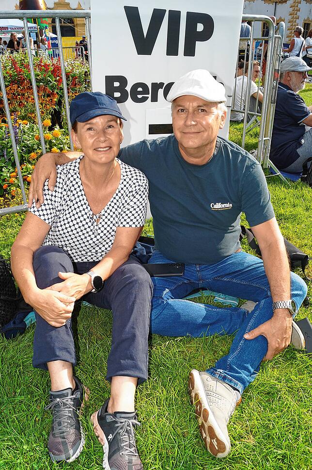 Bettina Birle und Darko Kusenic haben sich die Konzertkarten gegenseitig zu Weihnachten geschenkt.
