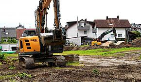 Die ersten Arbeiten für das neue Wohngebiet in Litzelstetten haben begonnen.