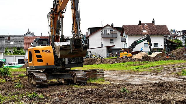 Die ersten Arbeiten für das neue Wohngebiet in Litzelstetten haben begonnen.