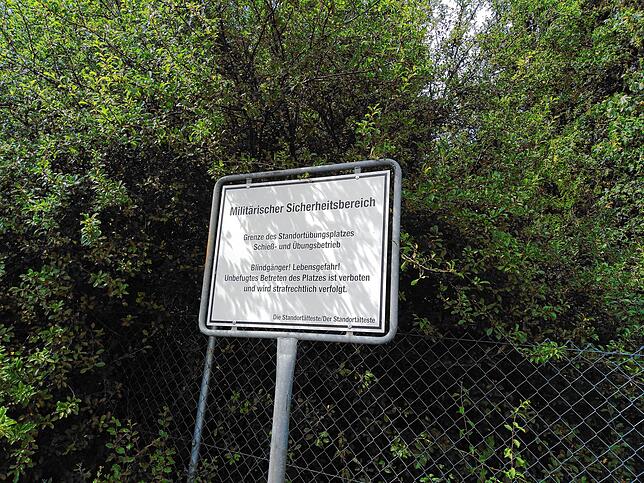 Militärischer Sperrbezirk: Wie andere Gelände bei Donaueschingen (unser Bild) soll die Anlage bei Tannheim nicht eingezäunt werden.
