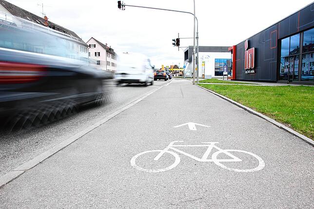In der Radolfzeller Straße soll auch die Radverkehrsführung verbessert werden.