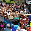 Die Narro-Altfischerzunft beim Umzug durch Laufenburg am 22. Februar 2020.