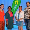 Der neue Vorstand des Ortsvereins Gründe/Bündnis 90 in Radolfzell: (von links) Verena Müller, Pratyusha Satish, Daniela Löchle und Malte ...