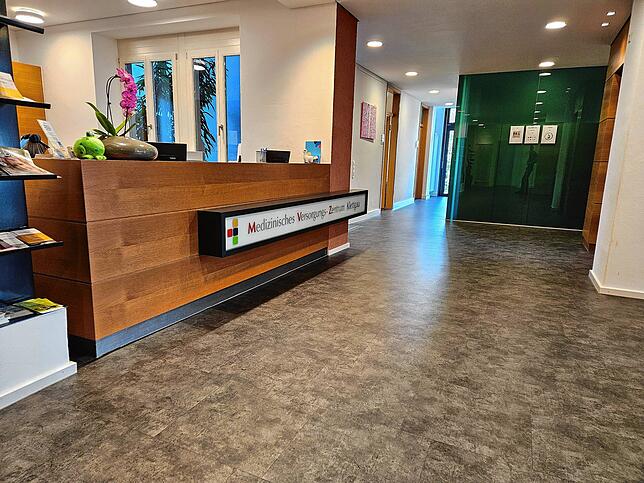 Das Medizinische Versorgungszentrum Klettgau im einstigen Rathaus in Grießen.