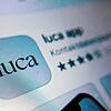 Das Symbol der Luca-App ist auf einem Smartphone zu sehen. Die App dient der Datenbereitstellung für eine mögliche ...