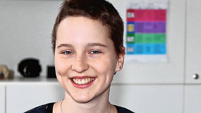 Theresa Bail ist das Lachen trotz ihrer Erkrankung nicht vergangen. Sie will das Positive im Leben sehen. In der Reha in der ...