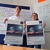 David Jung und Fabienne Nejad sind in der Projektgruppe, die die Podiumsdiskussion des Jugendgemeinderats zur Europawahl am Freitag ...