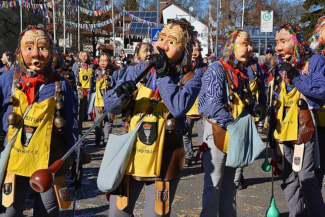Bild 40: Bilder vom Narrentreffen der Urviecher-Zunft Bad Dürrheim: Großer Festumzug (2)
