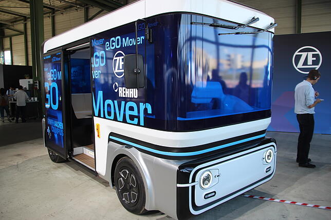 Ein solcher Ego Mover, für den die ZF Komponenten baut, soll ab Sommer 2020 auch auf Friedrichshafens Straßen Daten für das autonome ...