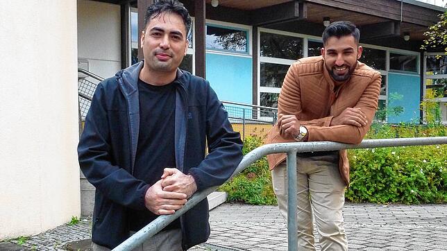 Salem Ayazi (links) und Obaidullah Sardarzai aus Afghanistan.