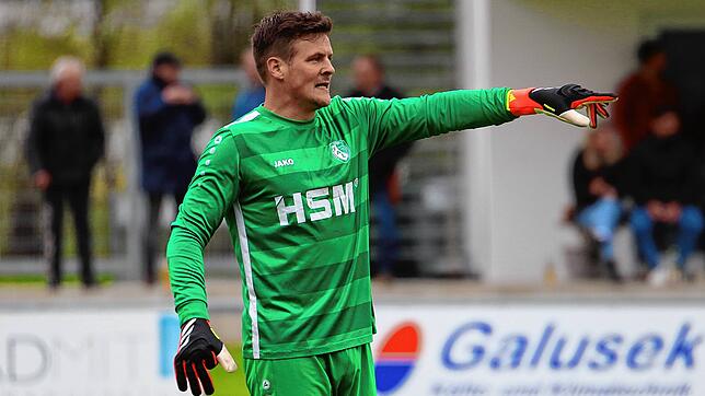 Sebastian Willibald, eigentlich Trainer der SpVgg F.A.L., stand gegen den Hegauer FV im Tor – und blieb ohne Gegentreffer.