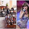 Popstar Taylor Swift hat mit ihrer Musik für ein volles Gotteshaus in Heidelberg gesorgt.