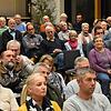 Rund 100 Bürger, darunter auch die Gemeinderäte, waren bei der Einwohnerversammlung im Seeum in Bodman. Es blieben aber dennoch viele ...