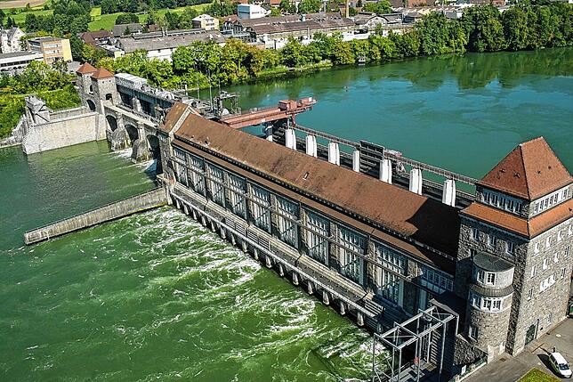 Das Wasserkraftwerk in Laufenburg wäre im Zuge des &bdquo;Nero-Befehls&ldquo; 1945 beinahe gesprengt worden.