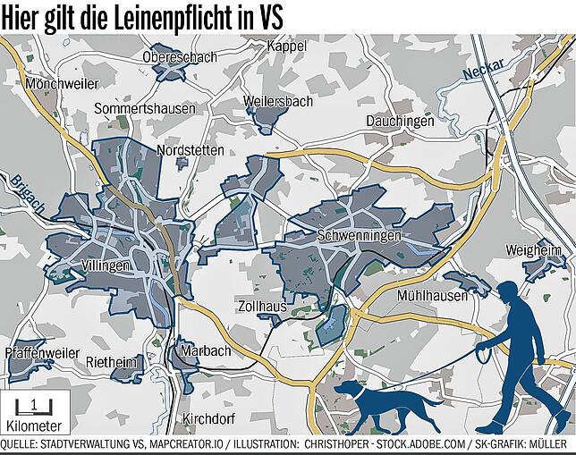 Bild 1: Leinenpflicht für Hunde: Welche Regeln gelten fürs Gassigehen in Villingen-Schwenningen?