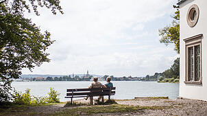 Die Schmugglerbucht bietet einen herrlichen Blick auf Konstanz, der sich nicht nur beim Seenachtfest lohnt.