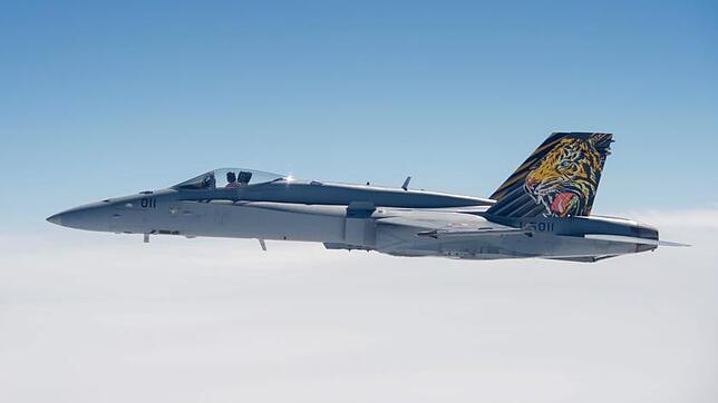 Archivbild einer Schweizer FA-18.