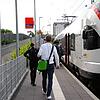 Ein Seehas der SBB nimmt am 1. Juni am Bahnhof Konstanz-Petershausen Passagiere auf. Einige von ihnen werden an diesem Tag erstmals das ...