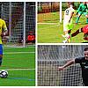 Patrick Peters (links) verlässt den FC Singen, Konstantin Hahn (rechts unten) greift wieder für den SC Konstanz-Wollmatingen an. Felix ...