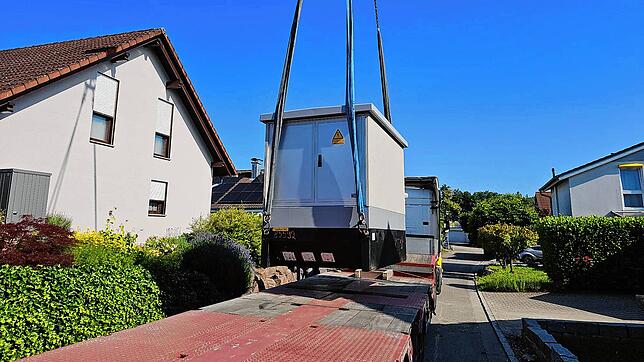 Eine neue Trafostation im Heckerweg in Lottstetten soll den dortigen Netzengpass beheben.