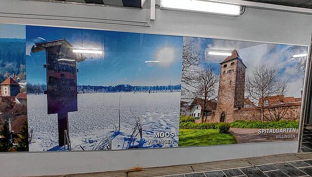 Finde den Fehler: Bei der Imagekampagne der Bahn in der neuen Unterführung am Villinger Bahnhof ist etwas durcheinander gekommen. Das ...