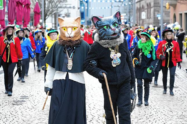 Bild 14: Umzug der Katzenmusik am Montagmorgen