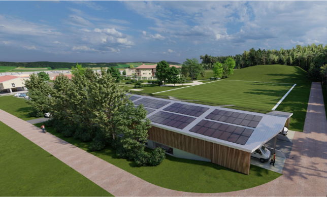 So soll das geplante Parkhaus der Nachsorgeklinik in Tannheim aussehen.