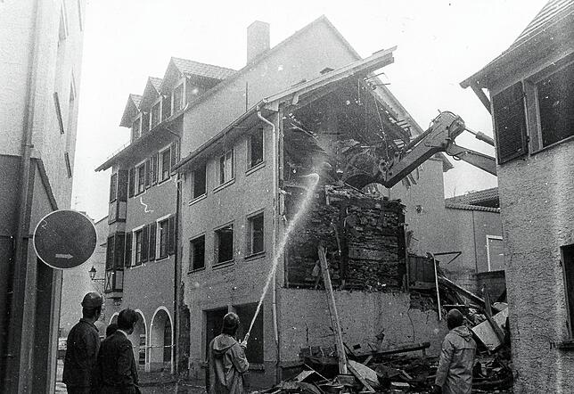 Haus Zähringer in der Kaufhausstraße 3.4.1986
