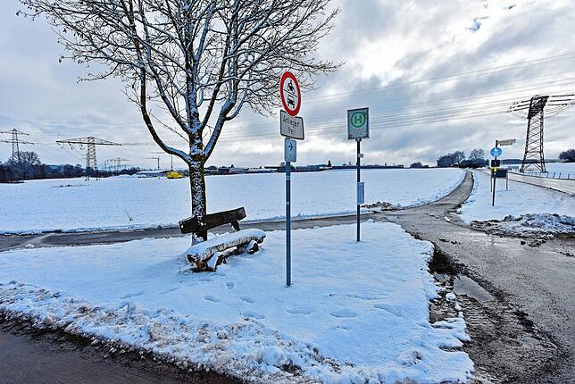 Der Straßenkreuzungsbereich beim Ziegelhof: Die Erweiterung des Gewerbegebietes Breitelen-Strangen soll noch in diesem Jahr starten.