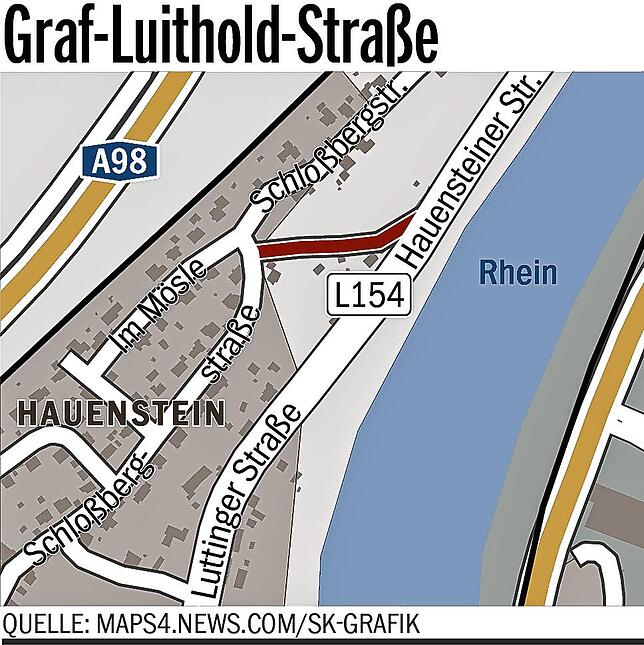 Bild 1: Die Graf-Luithold-Straße in Hauenstein ist nach einem Ritter benannt
