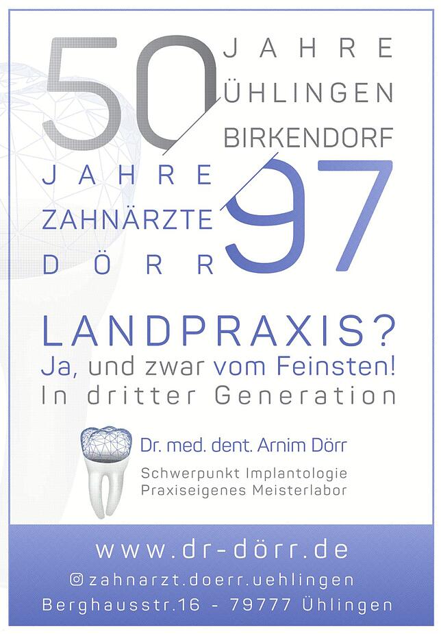 Bild 3: 50 Jahre Gemeinde Ühlingen-Birkendorf : Fünf Bürgermeister in 50 Jahren