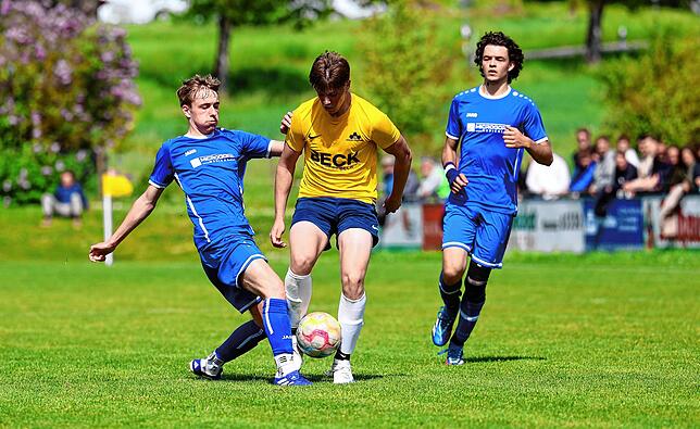Bild 18: 6:0-Sieg im Spitzenspiel! A-Jugend der SG Dettingen-Dingelsdorf erobert Bezirksliga-Spitzenposition
