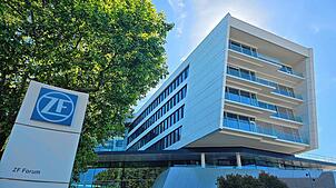 Das ZF Forum, die Zentrale des Stiftungskonzerns: Mit den jährlichen Dividenden finanziert die Stadt Friedrichshafen zahlreiche ...
