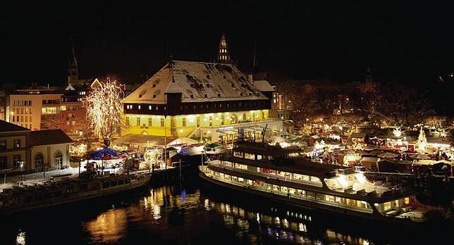 Der Konstanzer Weihnachtsmarkt.