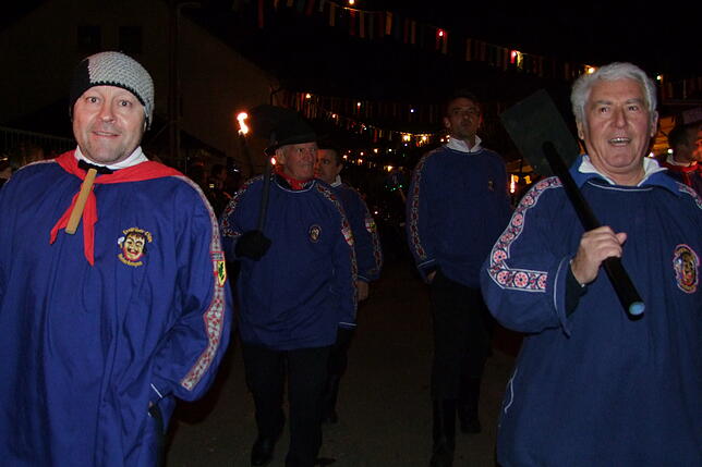 Bild 8: Bilder vom Klettgaunarrentreffen der Narrenzunft Bohnenviertel in Hohentengen a.H. am Samstag, 8. Februar