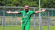 Starker Freistoß! Todor Staykov jubelt nach seinem Tor gegen Markdorf.