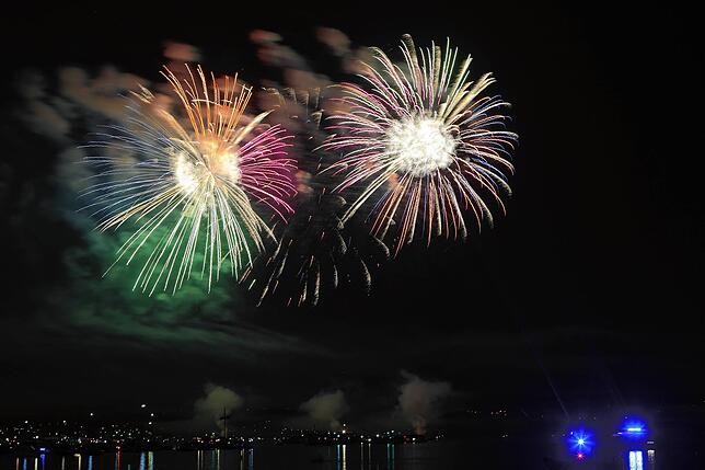 Bild 27: Es knallt beim Seenachtfest 2025! Das Feuerwerk über dem Bodensee lädt zum Staunen ein