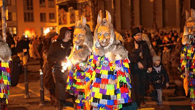 Bild 7: Die Fasnacht wird verbrannt. Hunderte Narren nehmen in Konstanz Abschied