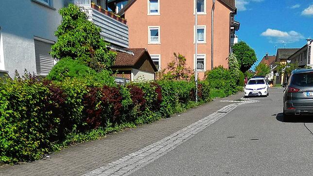 Entlang der Weihergasse stehen oft Fahrzeuge rechts und links am Straßenrand, dass ein Durchkommen kaum möglich ist. Das ärgert die ...
