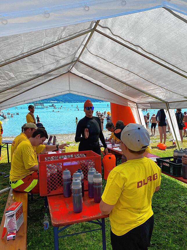 Bild 19: Bilder vom Seeschwimmen 2023 am See-Ende