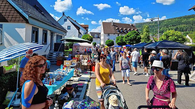 Die Festmeile ist 2023 den ganzen Tag über gut besucht, insbesondere der Flohmarkt. So wird es vermutlich dieses Mal wieder sein. ...
